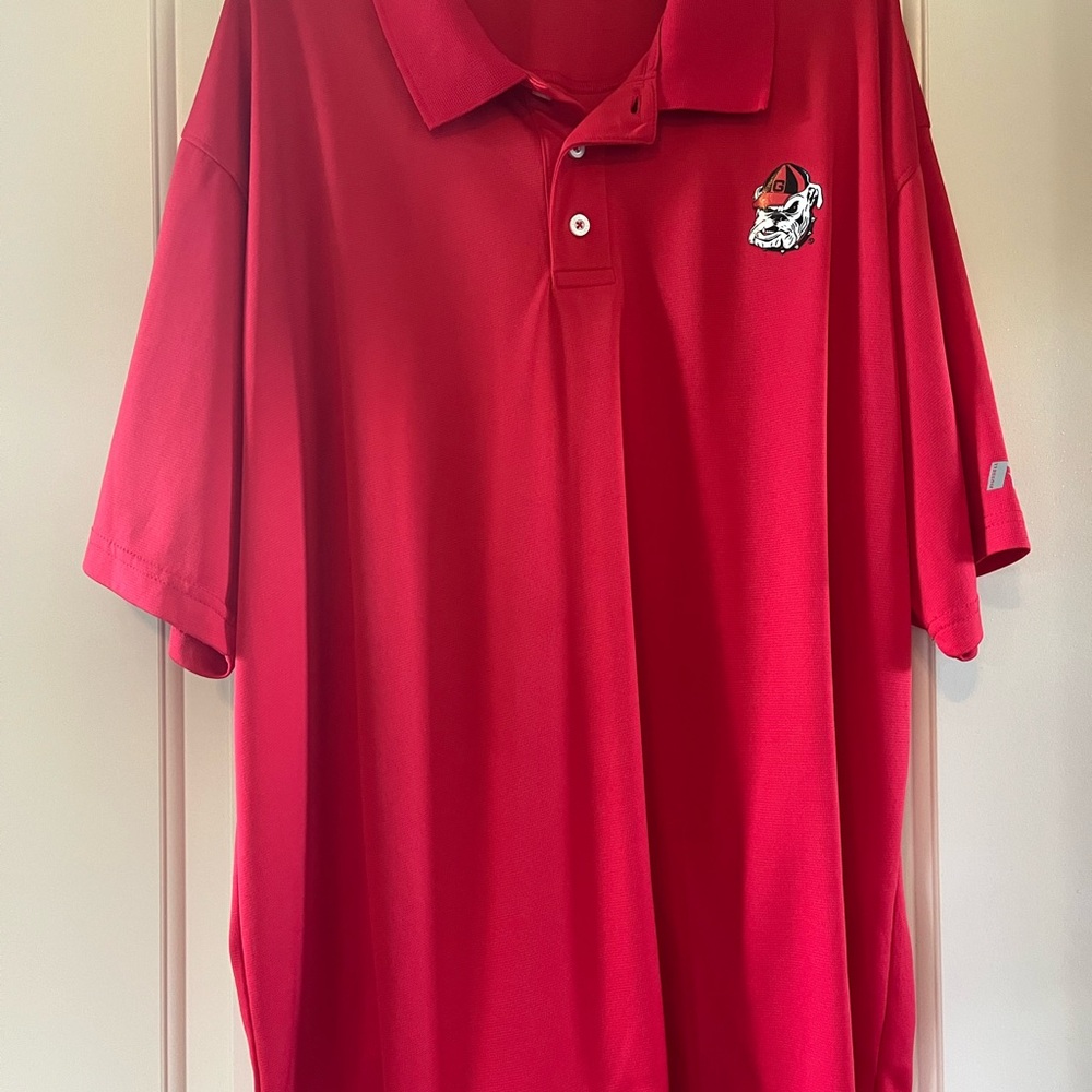 Georgia Bulldogs Red Men's Polo Shirt